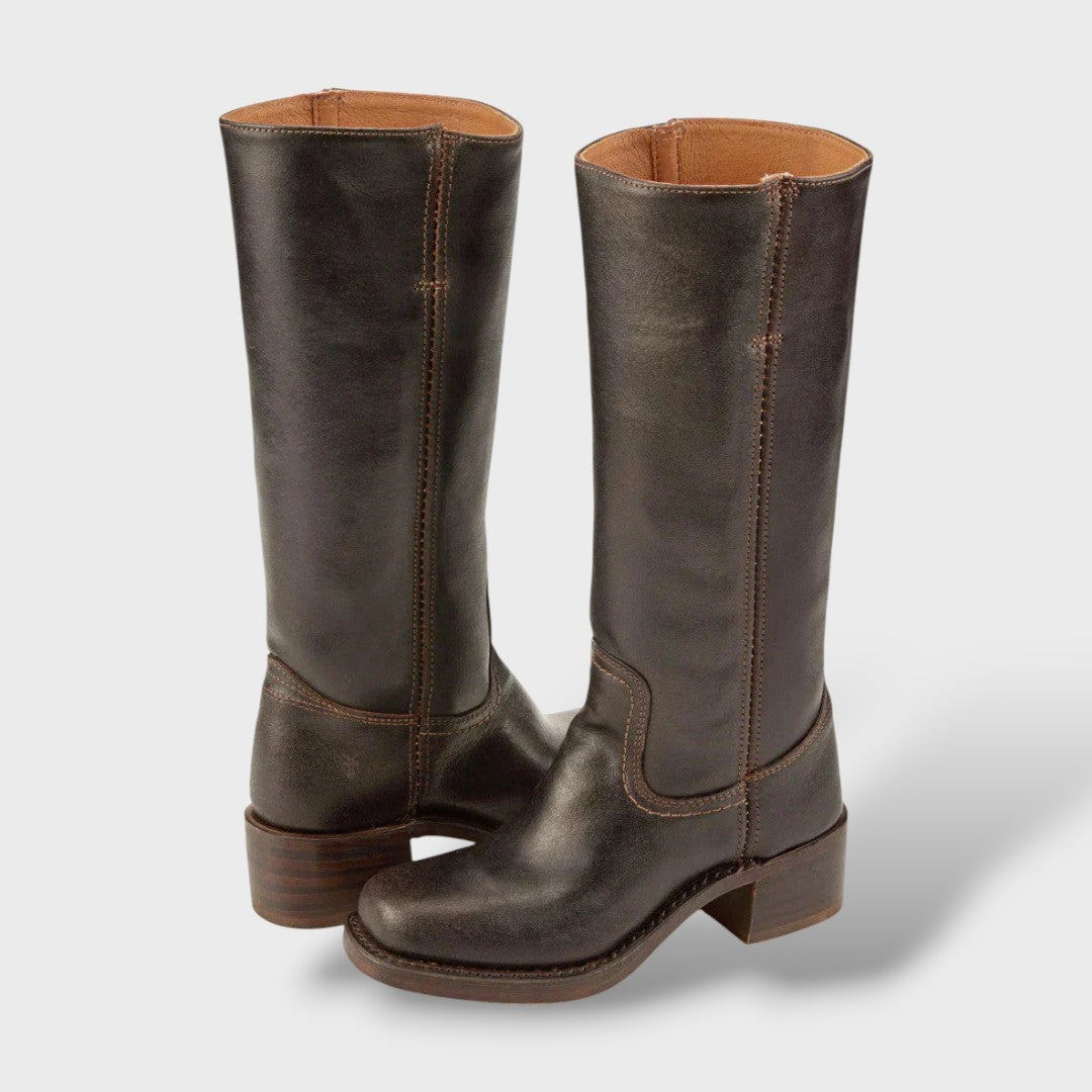 Abigail | Women's Wide Calf Knee High Riding Boots