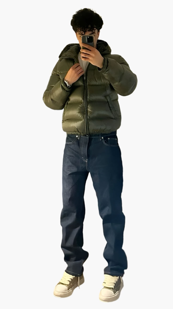 Kyle | Men's Quilted Puffer Jacket with Hood