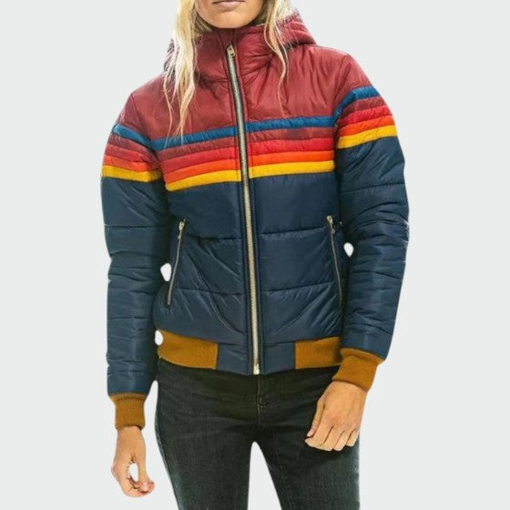 Bailey | Women's Waterproof Puffer Jacket Multicolor Print