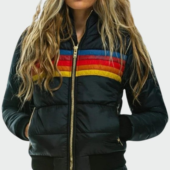 Bailey | Women's Waterproof Puffer Jacket Multicolor Print