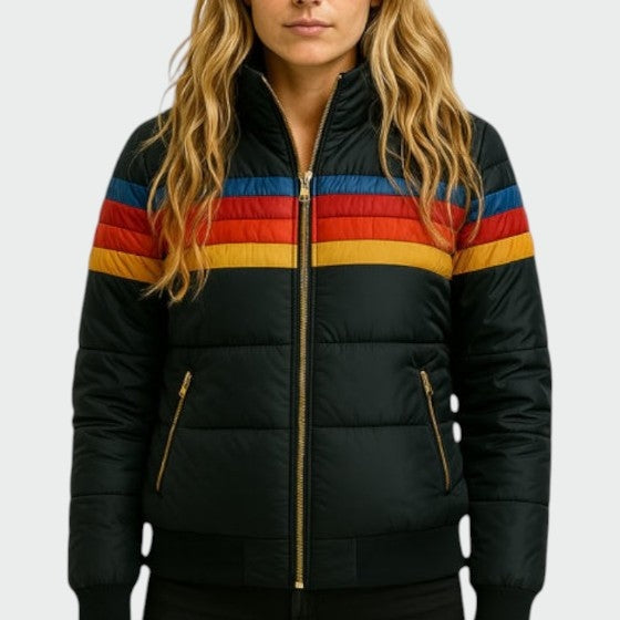 Bailey | Women's Waterproof Puffer Jacket Multicolor Print