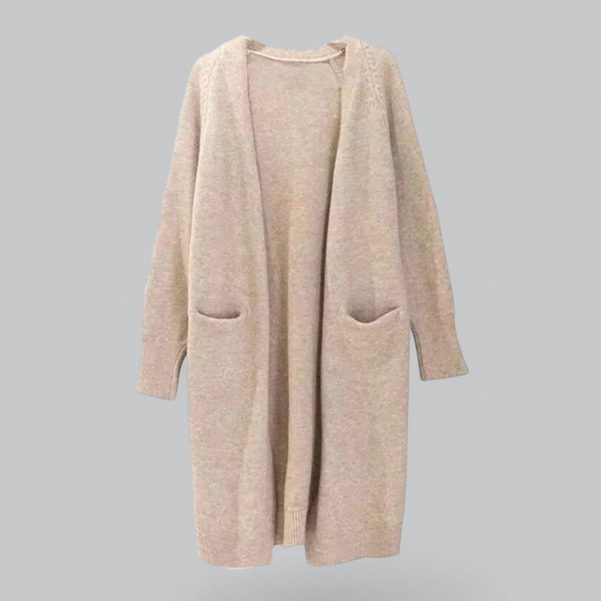 Abigail | Women's Long Cashmere Cardigan Oversized Open Front