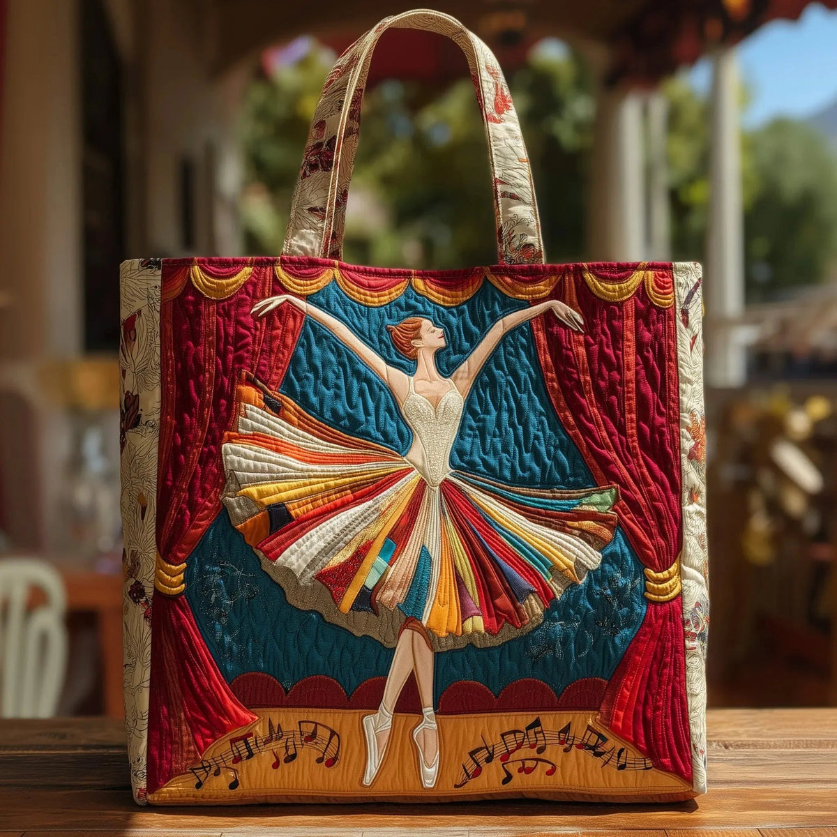 Willow | Women's Quilted Tote Bag Handmade Unique Print