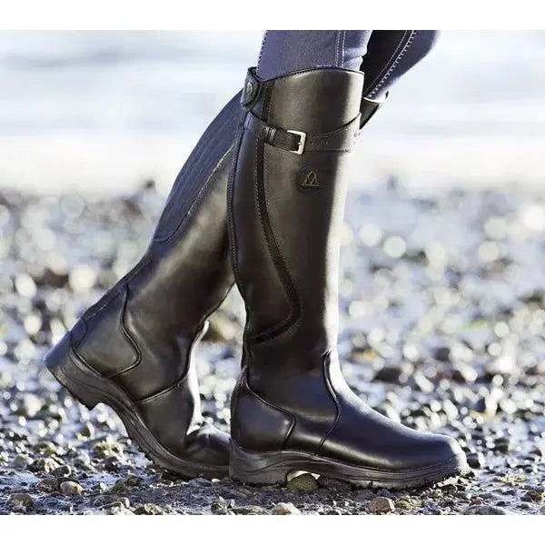 Kelsey | Women's Leather Waterproof Boots Tall Buckle