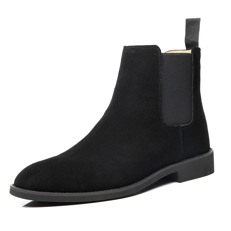 Theodore | Men's Suede Chelsea Boots Elastic Side Panels