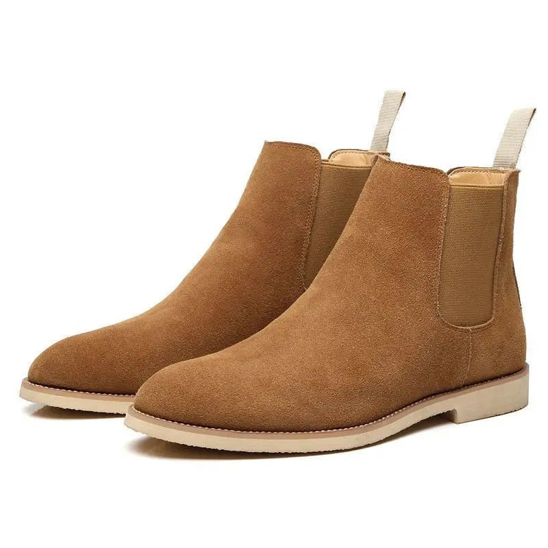 Theodore | Men's Suede Chelsea Boots Elastic Side Panels