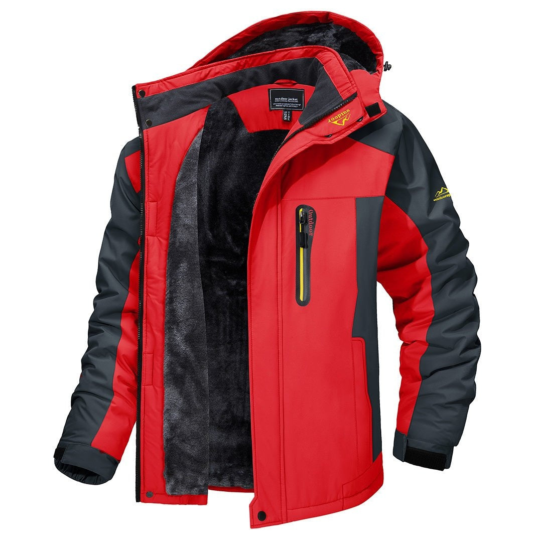 Clayton | Men's Waterproof Softshell Jacket Fleece Lined Hooded