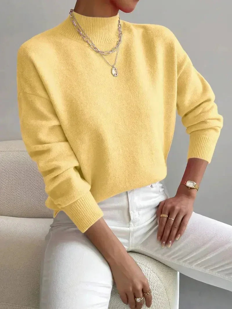 Shelby | Women's Turtleneck Sweater Long Sleeve Oversized Knit