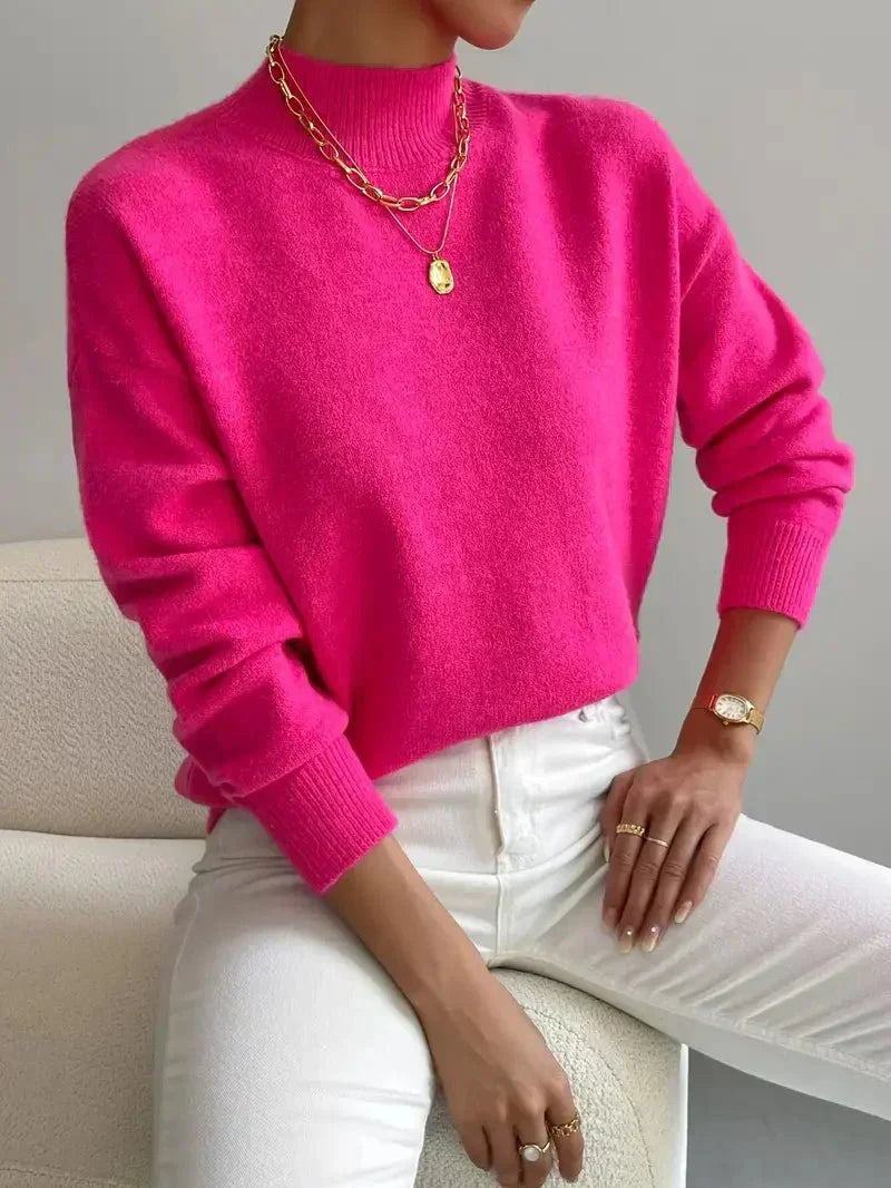Shelby | Women's Turtleneck Sweater Long Sleeve Oversized Knit