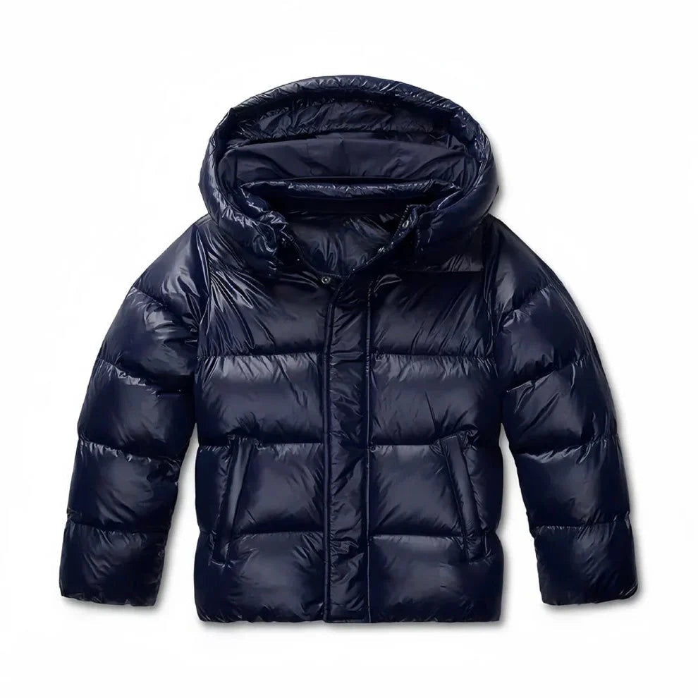 Luna | Women's Cropped Quilted Puffer Coat with Hood
