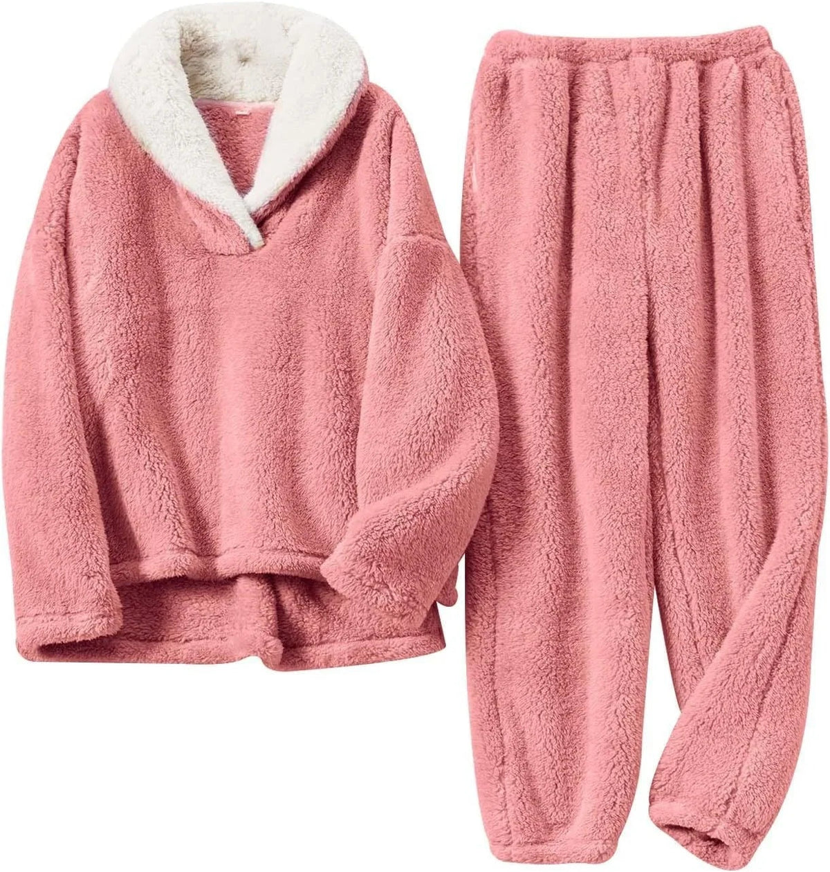 Luna | Women's Sherpa Pajama Set Two Piece Lounge Set