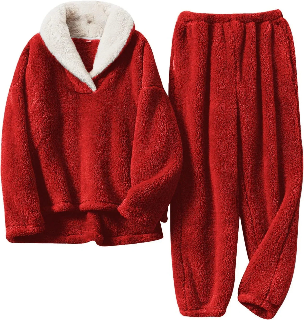 Luna | Women's Sherpa Pajama Set Two Piece Lounge Set