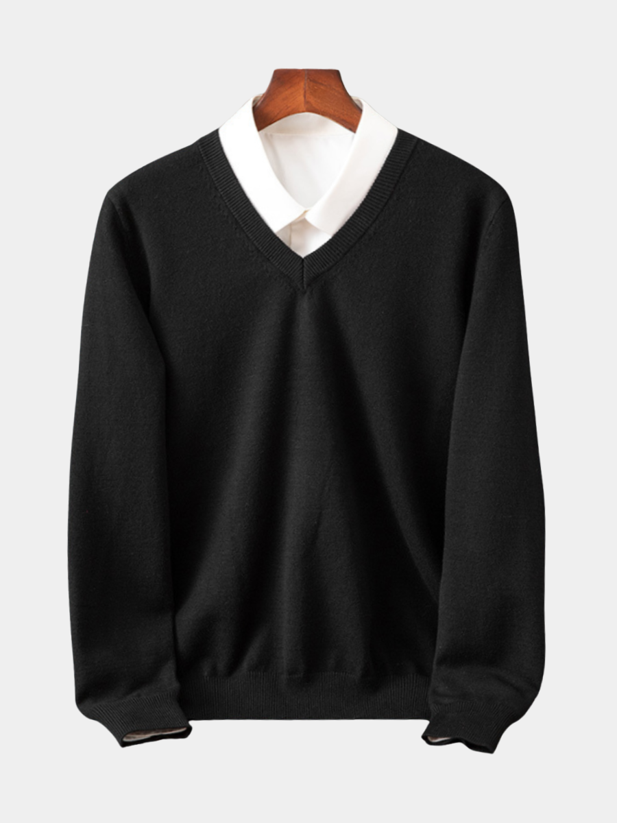Oliver | Men's Cashmere Sweater V Neck Long Sleeve
