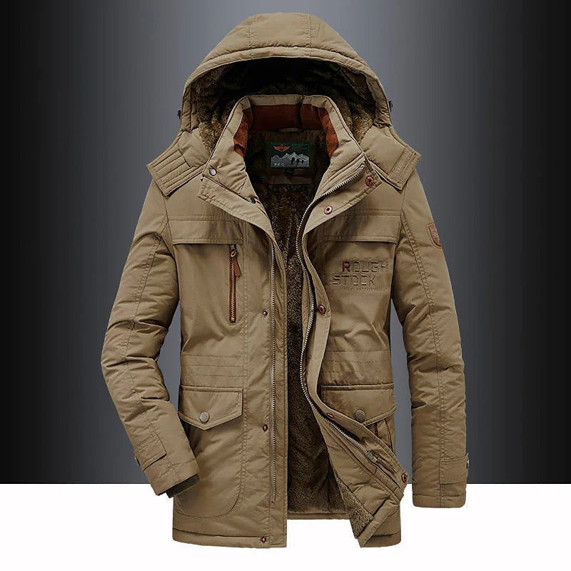 Mason | Men's Fleece Lined Parka Winter Jacket with Hood