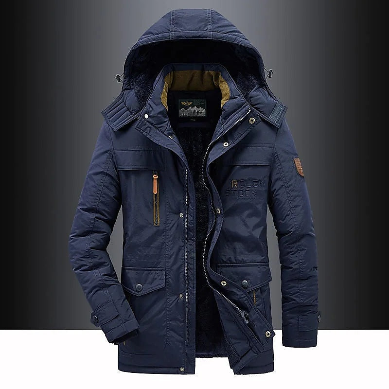 Mason | Men's Fleece Lined Parka Winter Jacket with Hood