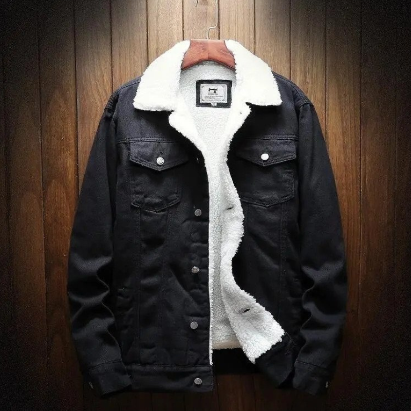 Grant | Men's Sherpa Lined Denim Jacket Trucker