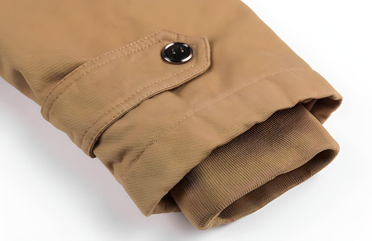 Simon | Men's Lined Military Jacket Multi Pocket Field Coat