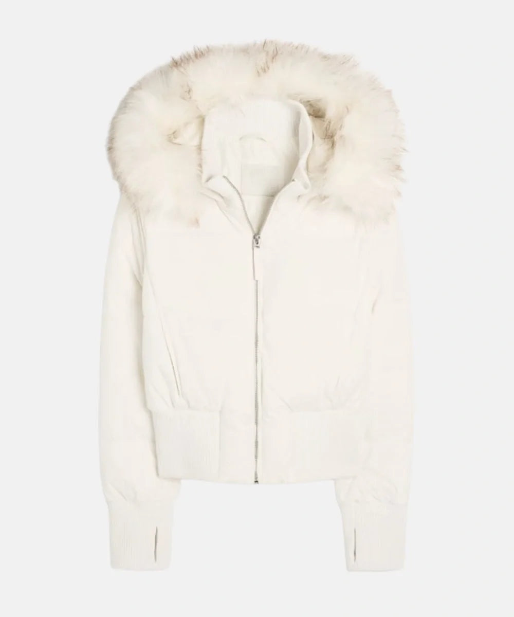 Ashley | Women's Puffer Jacket Faux Fur Hood