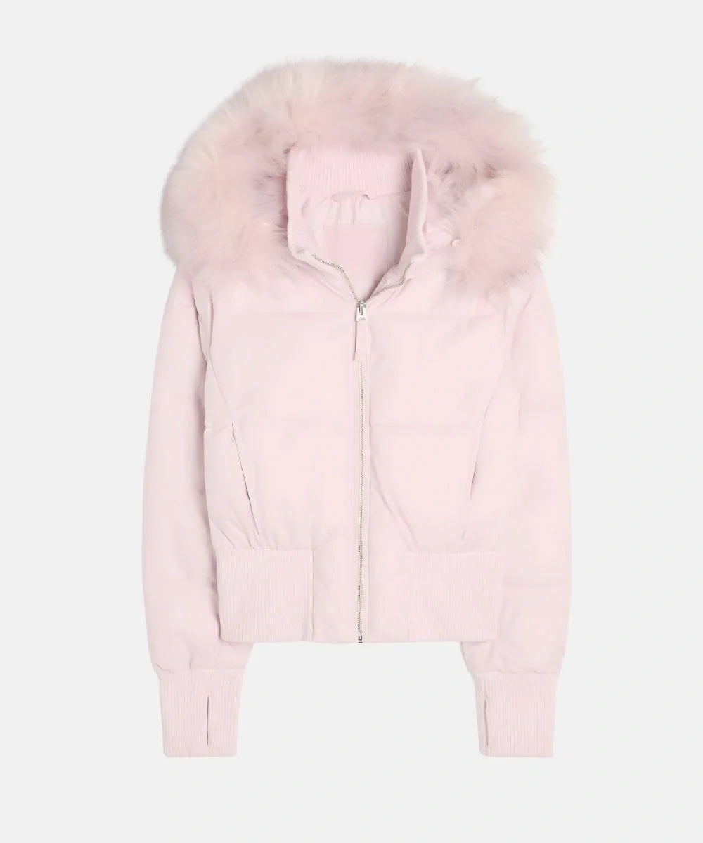 Ashley | Women's Puffer Jacket Faux Fur Hood