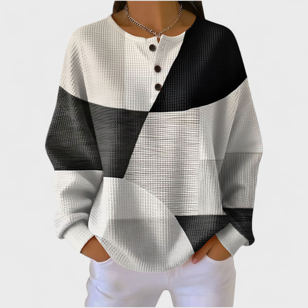Ava | Women's Christmas Sweatshirt Long Sleeve Holiday Print