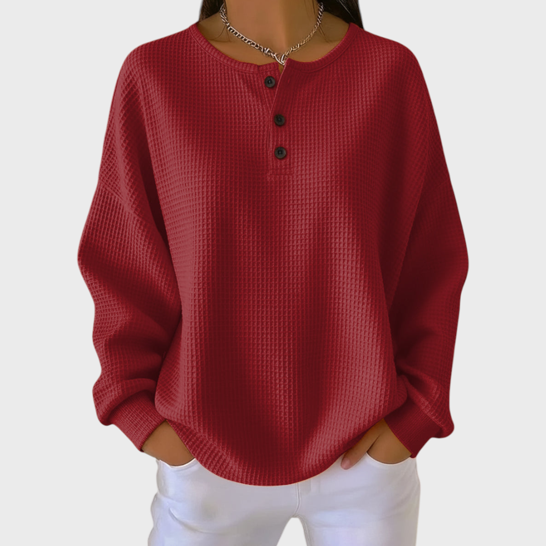 Ava | Women's Christmas Sweatshirt Long Sleeve Holiday Print