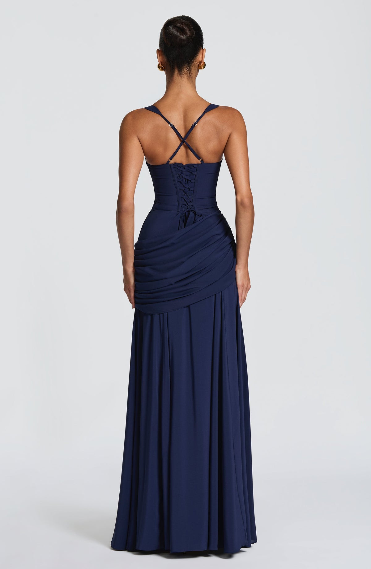 Sophia | Women's Formal Evening Gown with Draped Hip