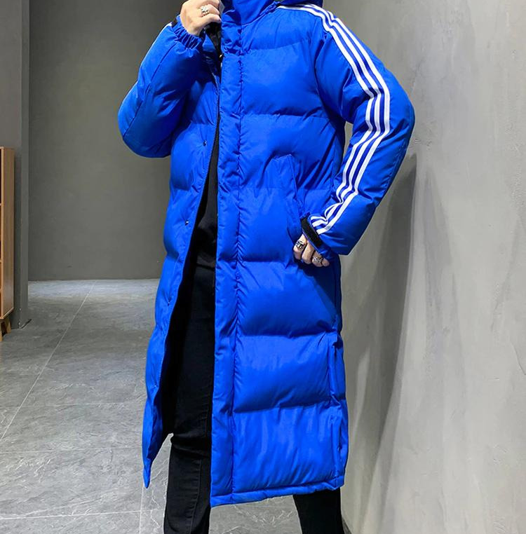 Eric | Men's Long Puffer Coat Hooded Quilted
