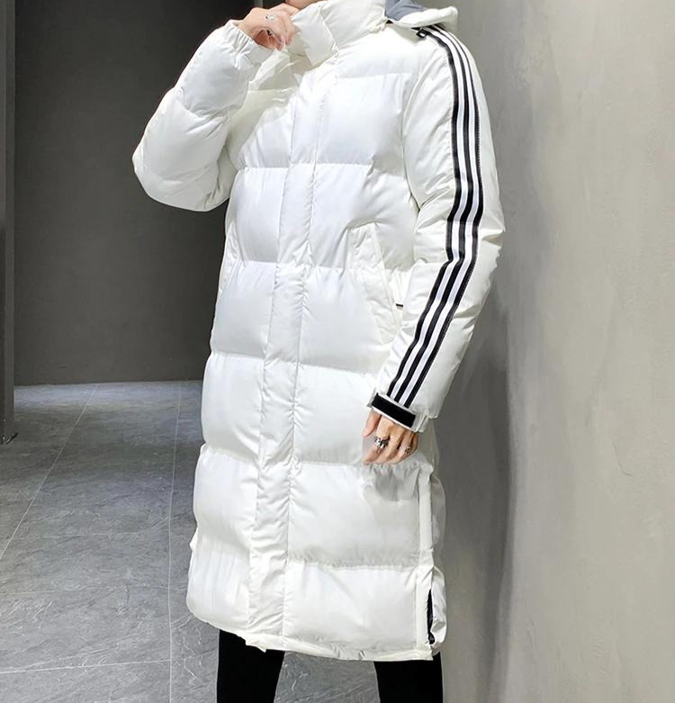 Eric | Men's Long Puffer Coat Hooded Quilted
