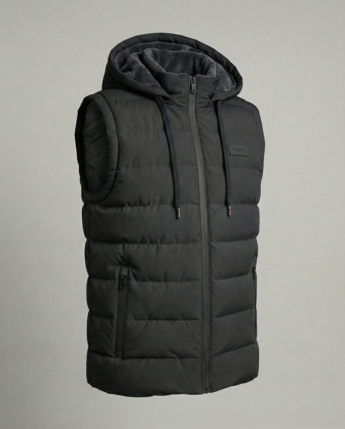 Adrian | Men's Hooded Puffer Vest Sleeveless Quilted