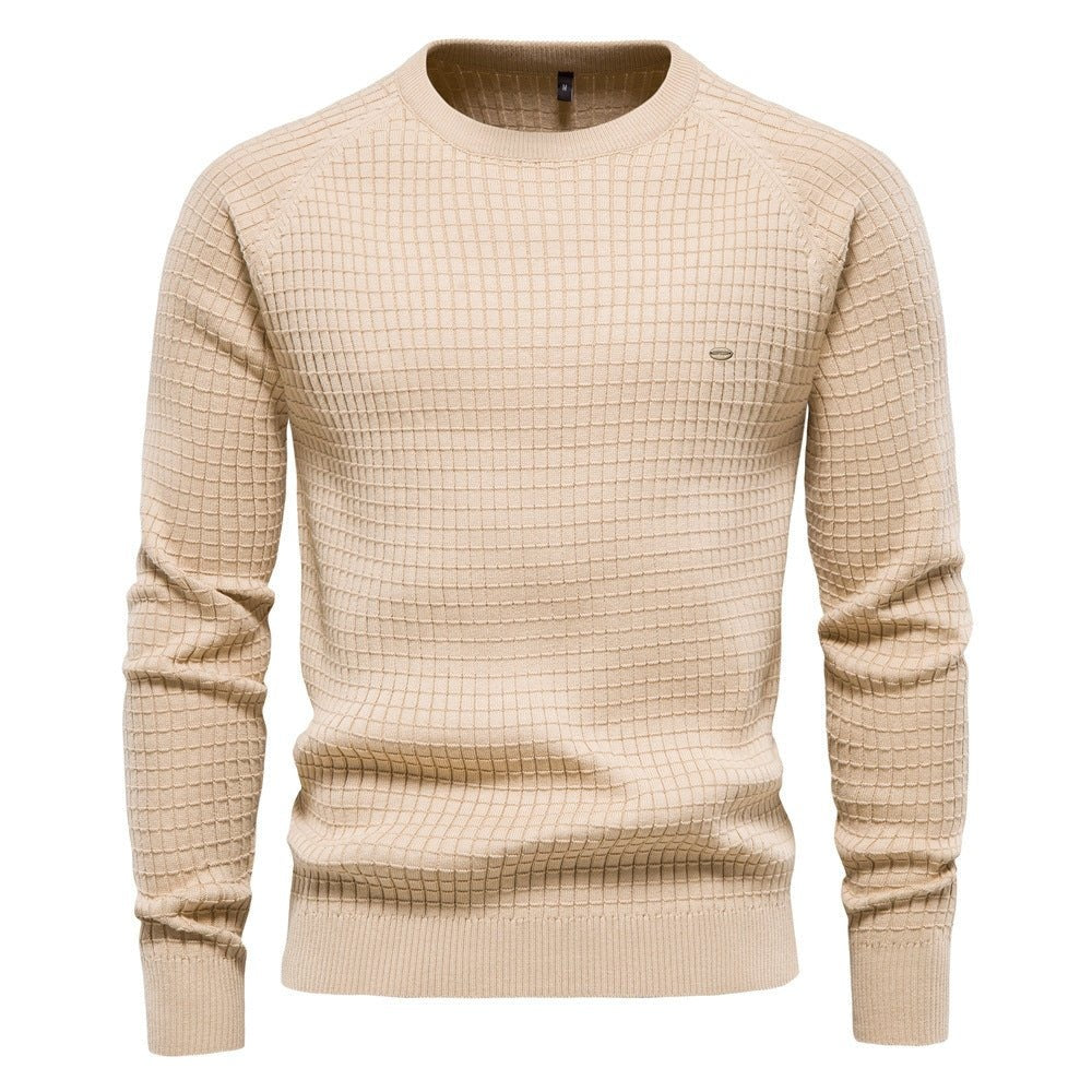 Kevin | Men's Crew Neck Sweater Knit Long Sleeve