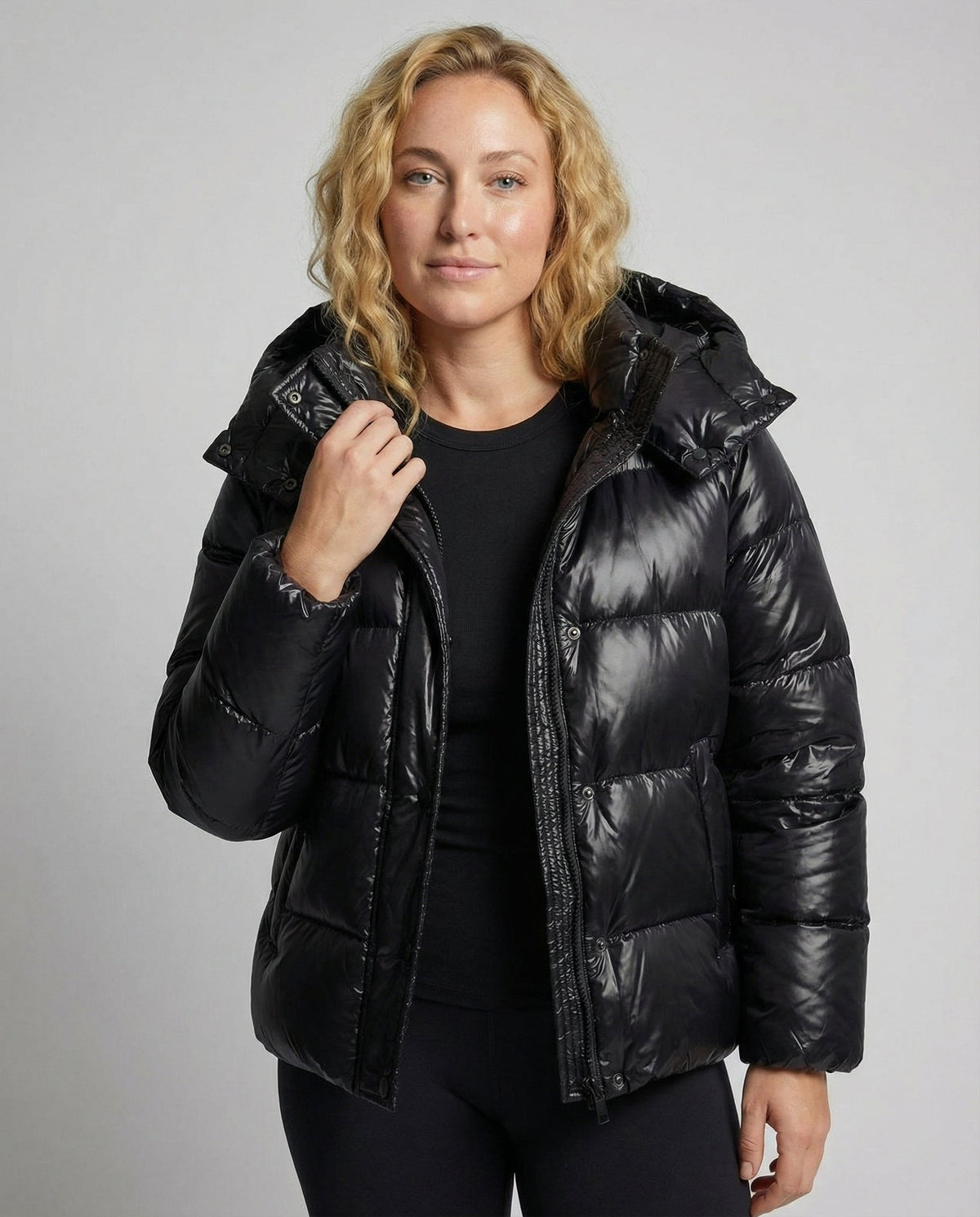 Addison | Women's Cropped Puffer Jacket with Hood