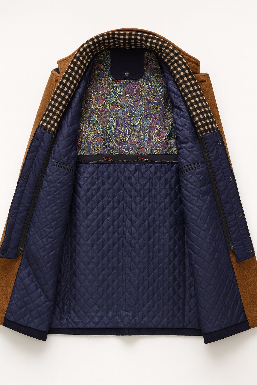 Alexander | Men's Wool Blend Overcoat with Stand Collar