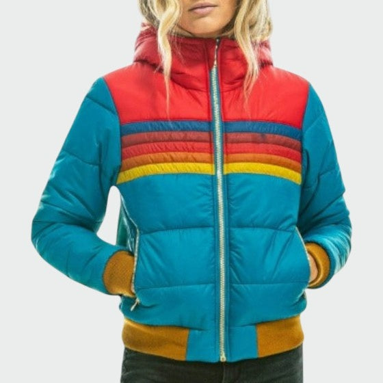 Bailey | Women's Waterproof Puffer Jacket Multicolor Print