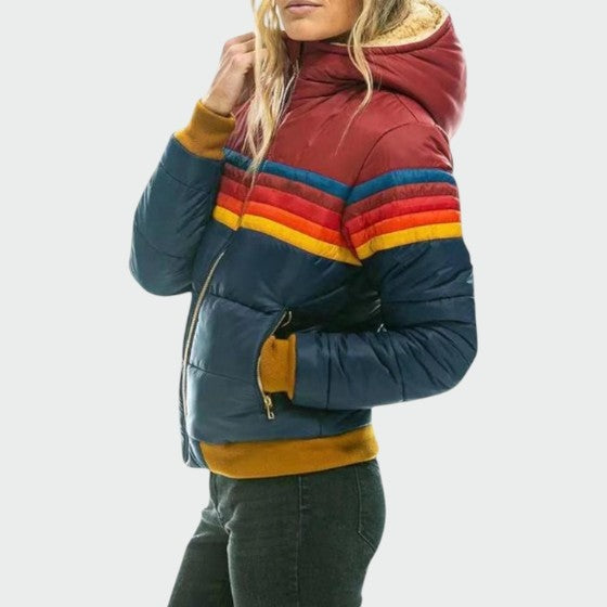 Bailey | Women's Waterproof Puffer Jacket Multicolor Print