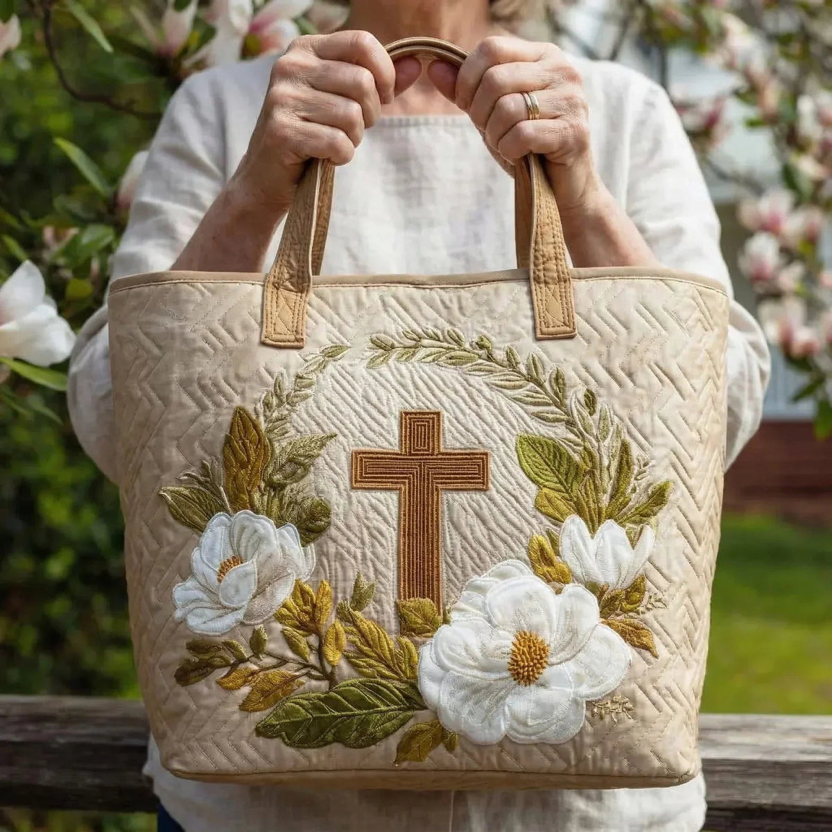 Willow | Women's Quilted Tote Bag Handmade Unique Print