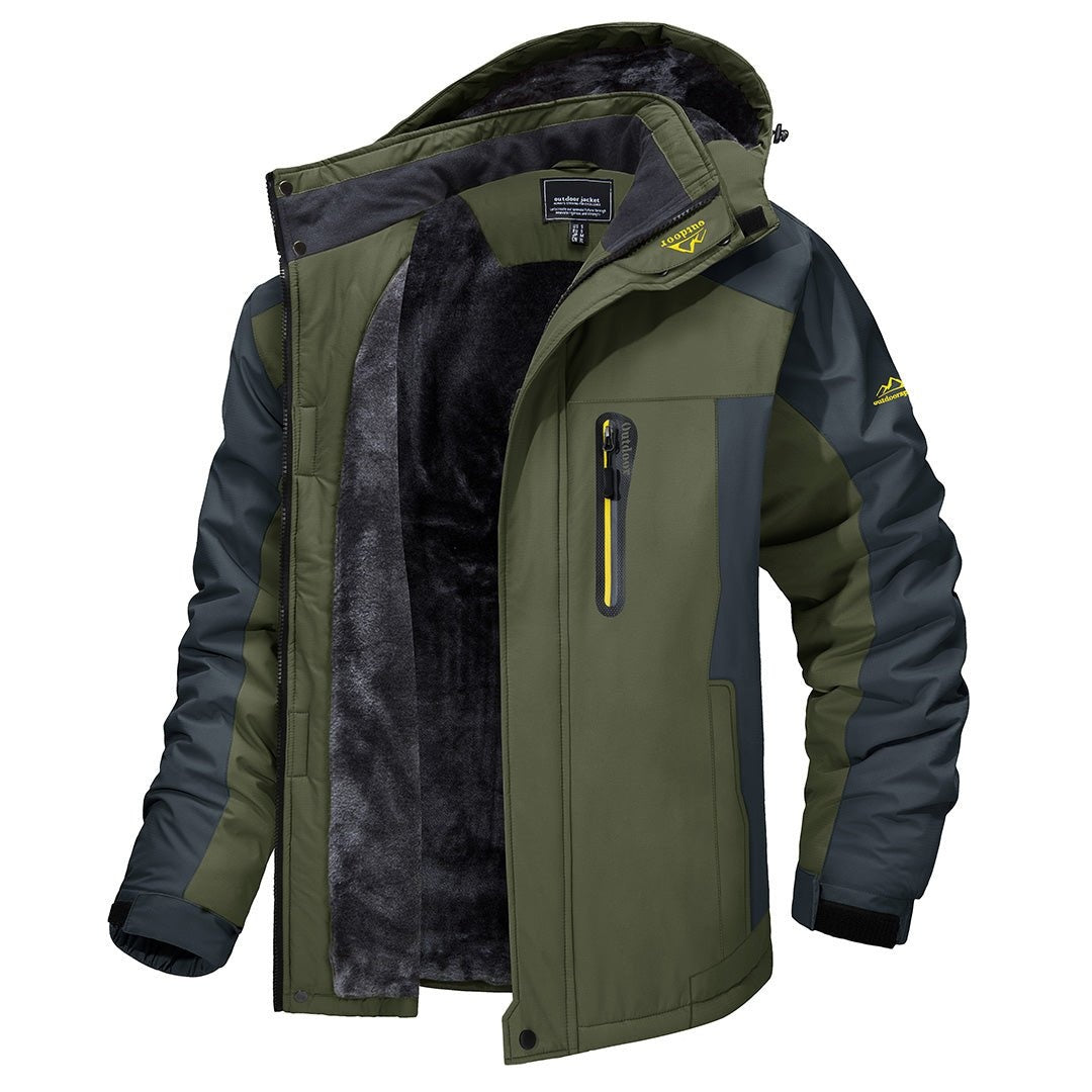 Clayton | Men's Waterproof Softshell Jacket Fleece Lined Hooded