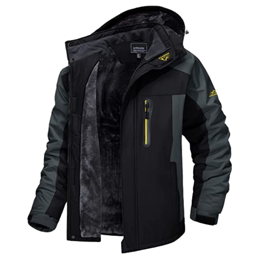 Clayton | Men's Waterproof Softshell Jacket Fleece Lined Hooded