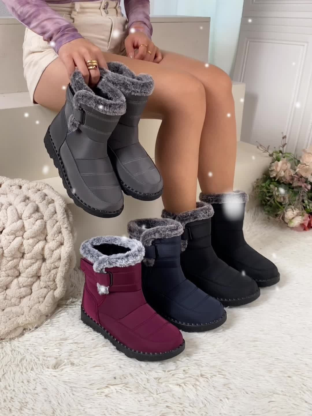 Erin | Women's Waterproof Snow Boots Faux Fur Lined
