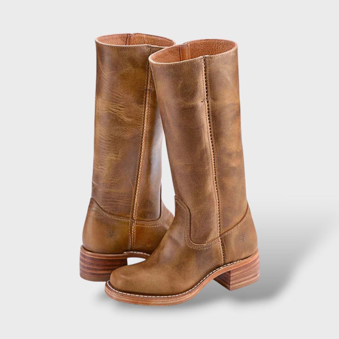Gabriella | Women's Leather Cowboy Boots Knee High Western