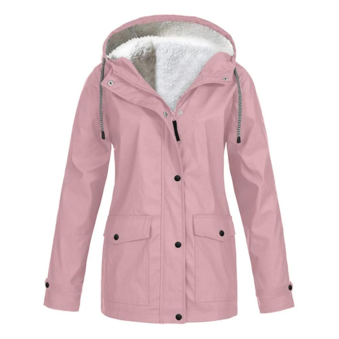 Mackenzie | Women's Lined Rain Jacket Waterproof Adjustable Hood