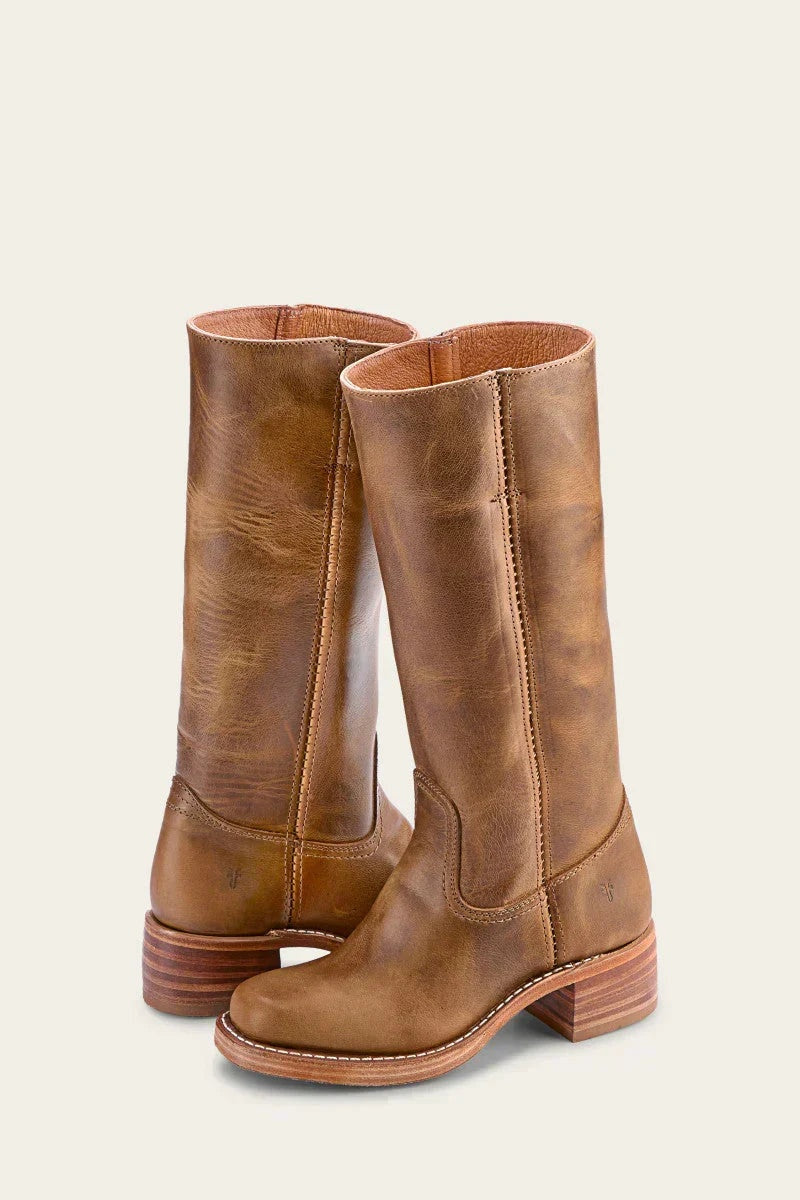 Erin | Women's Leather Cowboy Boots Tall Heeled