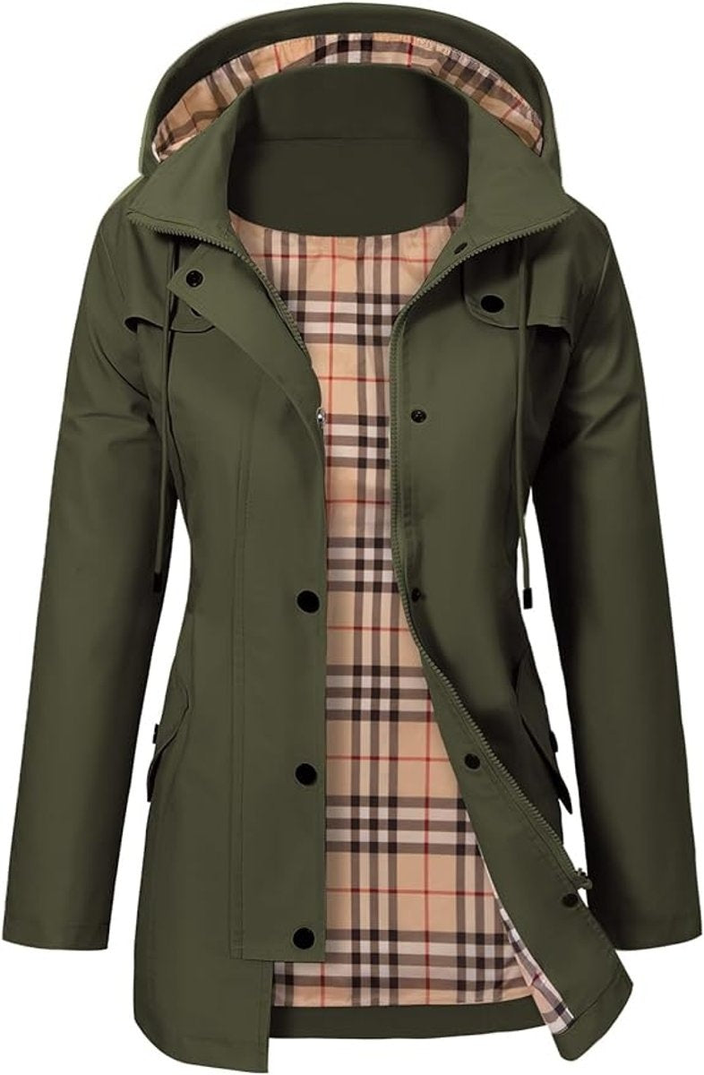 Hailey | Women's Waterproof Anorak Jacket Hooded Windbreaker