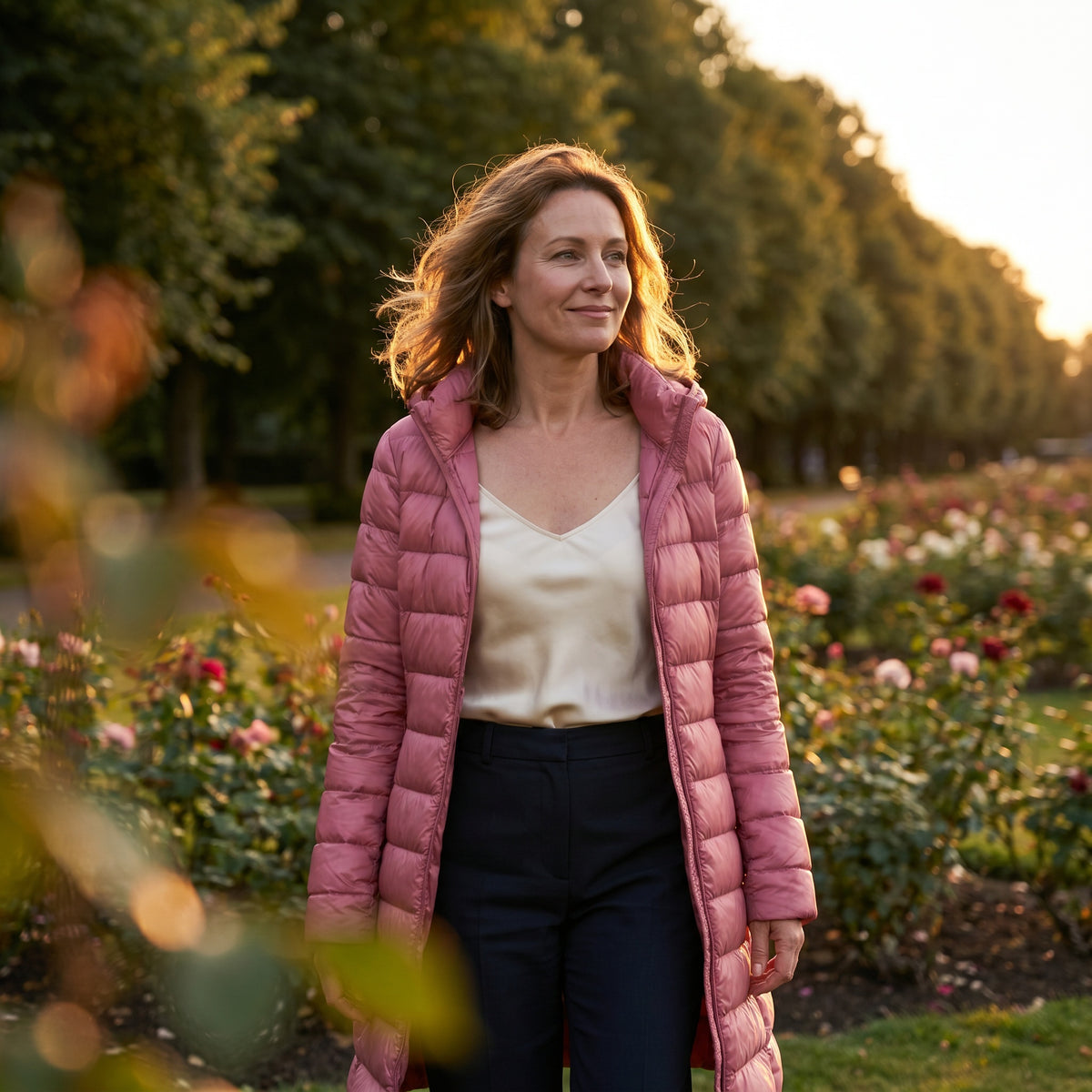 Andrea | Women's Long Puffer Coat Hooded Quilted