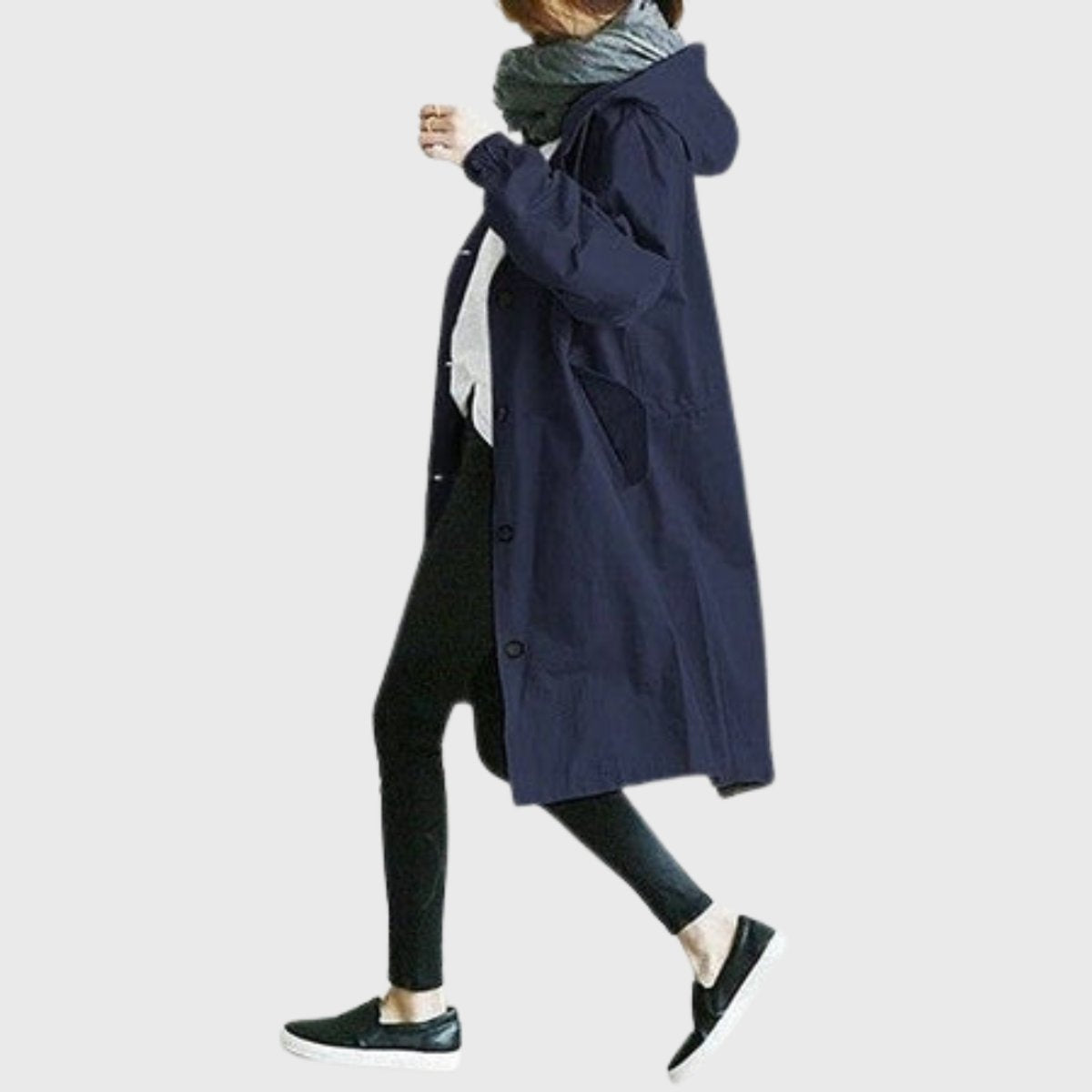Lillian | Women's Long Waterproof Parka Coat Hooded Relaxed Fit