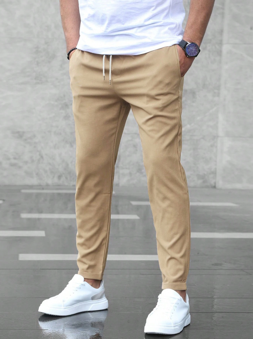 Graham | Men's Slim Fit Track Pants Elastic Waist