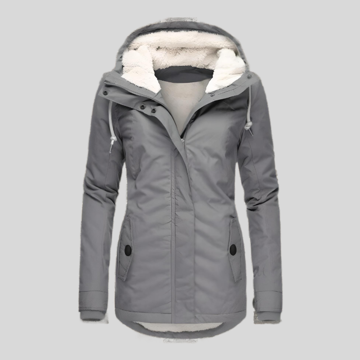 Annabelle | Women's Waterproof Parka Coat Hooded Sherpa Lined