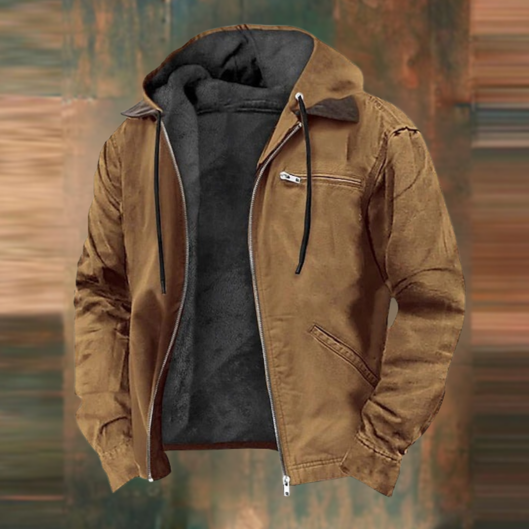 Tucker | Men's Hooded Winter Jacket Fleece Lined