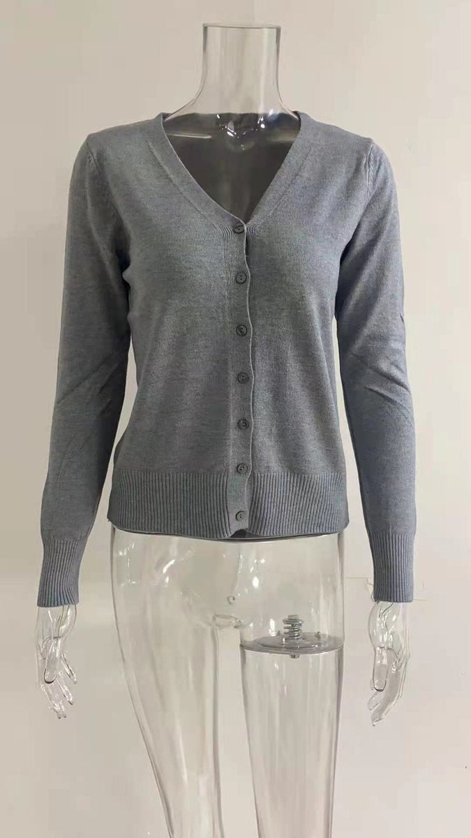 Madison | Women's Lightweight Cardigan V Neck Button Up Long Sleeve